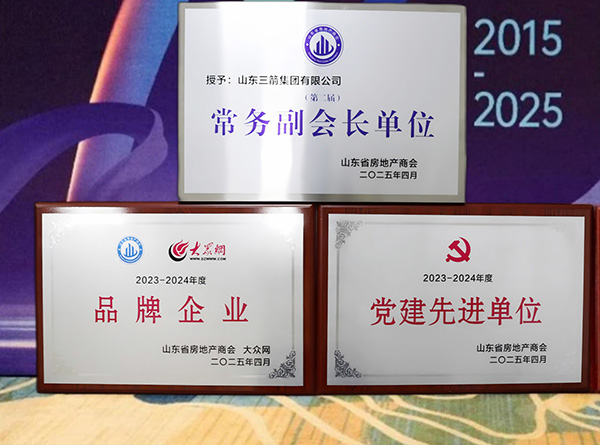 山東三箭集團(tuán)參加第十屆山東省房地產(chǎn)業(yè) 高質(zhì)量發(fā)展研討會(huì)并獲多項(xiàng)榮譽(yù)稱號